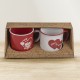 Duo de 2 Tasses Love - You & Me