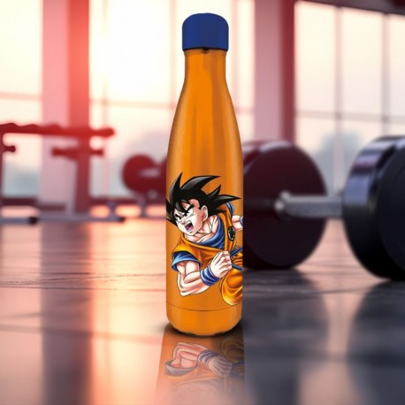 Bouteille Métallique Goku Dragon Ball Z Orange