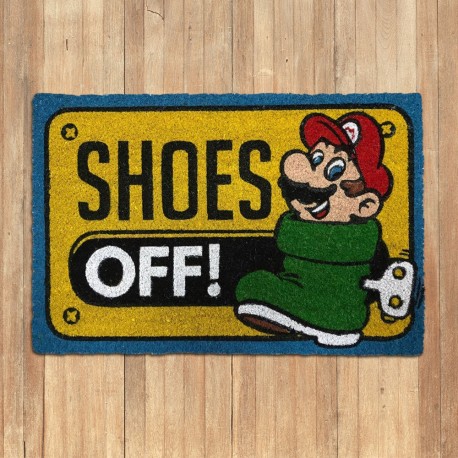 Paillasson Super Mario Nintendo - Shoes Off !