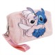 Trousse de Toilette Angel & Stitch Fourrure Rose Disney