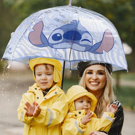 Parapluie Stitch Disney Zébré Transparent